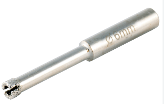 Diamond Holesaw 6mm – Diamond Coated Hole Saw for Ceramic Tile, Porcelain, Glass & Stone